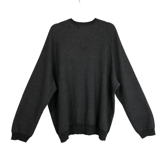 Joseph Abboud Sweaters 3X Classic Fit Gray Henley Merino Wool Blend Mens - Picture 6 of 8